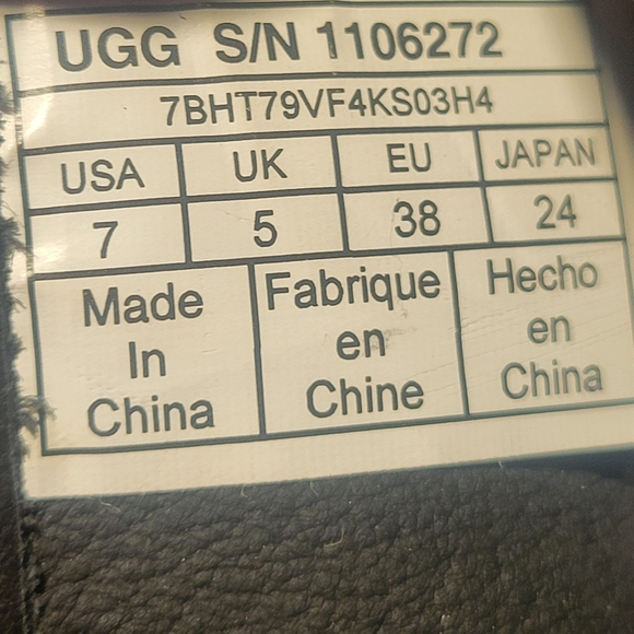 UGG Women’s Moto Punk Mini Boots Size 7 - Picture 6 of 9